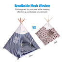 isYoung Pet Tent Bed Pet Teepee House for Cats, Dogs WashableB07FKYCMBF - Navy - Brand New