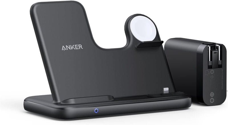 Anker 544 Wireless Charger with 60W Quick Charge Adapter, 5ft Cable A2575 BLACK Like New