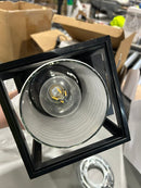 GENERIC BLACK OUTDOOR WALL LIGHTS 2 PACK - BLACK - Like New