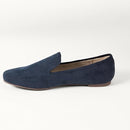 AEWM40201F24 AMAZON ESSENTIALS WOMEN'S SOFT LOAFER NAVY FAUX SUEDE SIZE 7 - Brand New