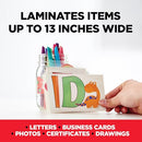 SCOTCH THERMAL LAMINATOR COMBO PACK LETTER SIZE TL1302X - WHITE - Like New