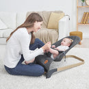 ANGELBLISS BABY BOUNCER SEAT FOR INFANTS, PORTABLE BOUNCY SEAT - GRAY - Like New