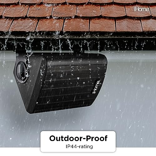 iHome Bluetooth 4-Inch 100W Weatherproof Speakers IHSI-W400BT-PR-BLK - Black - Like New