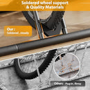 MR IRONSTONE FLOOR BIKE RACK FOR GARAGE INDOOR/OUTDOOR STORAGE STAND - BLACK - Like New