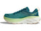 1123202 HOKA BONDI 8 MEN'S SHOES - DEEP LAGOON/OCEAN MIST - SIZE 10 Like New