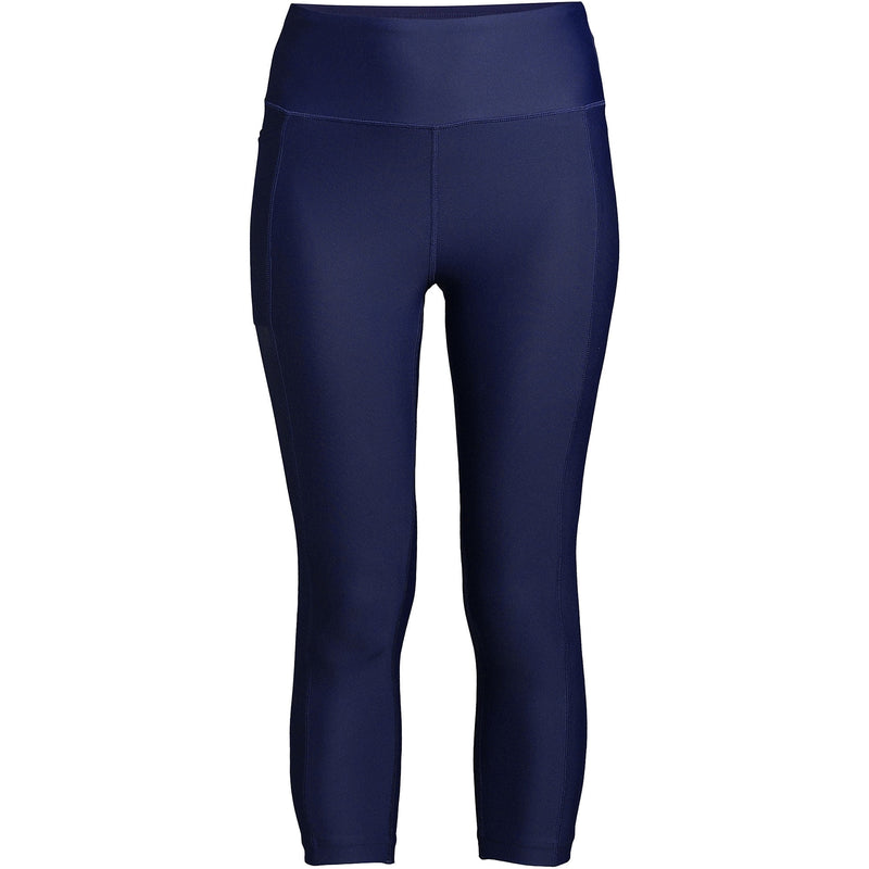 LANDS' END WOMEN'S HIGH WAISTED MODEST SWIM LEGGINGS SIZE S - DEEP SEA NAVY - Brand New