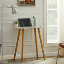 Simple Design Table High Table White - B09FDNZQJM - Brand New
