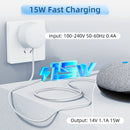 GOOGLE GENUINE POWER SUPPLY ADAPTER (W18-015N1A) - WHITE - Like New