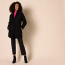 AMAZON ESSENTIALS WOMEN'S TEDDY BEAR FLEECE OVERSIZED FIT JACKET 2XL BLACK - Brand New