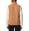 COLUMBIA HELVETIA II SHERPA PILE FLEECE VEST SIZE: MEN L CAMEL BROWN - Brand New