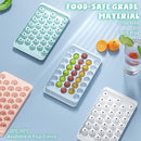 EMYIE Ice Cube Tray Round Ice Trays with Lid and Bin Ice Ball Maker 3 Pack Green Like New