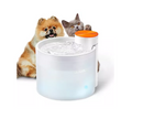 WOpet Pet Water Fountain Cat Water Dispenser LED Light W500 - Orange/White Like New