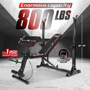 YES4ALL ADJUSTABLE WEIGHT BENCH RACK, 800LBS WORKOUT BENCH - Scratch & Dent