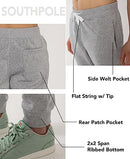 SOUTHPOLE MEN'S 1570 BASIC ACTIVE FLEECE JOGGER SWEATPANTS HEATHER GREY XL - Brand New
