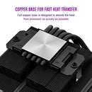 ID-COOLING IS-55 ARGB CPU Cooler Low Profile 57mm Height CPU Air Cooler ARGB - Like New