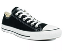 CONVERSE MEN'S CHUCK TAYLOR LOW TOP SNEAKERS FINISH LINE - 7.5 - BLACK/WHITE - Like New