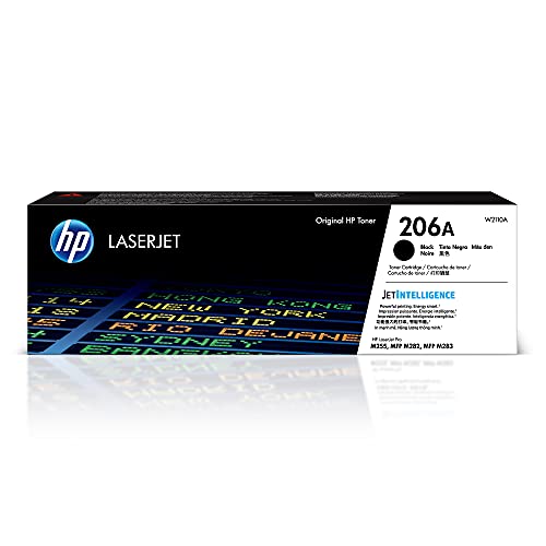 HP 206A BLACK TONER CARTRIDGE | WORKS WITH HP COLOR LASERJET PRO M255 - BLACK - Like New