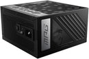MSI MPG A850G PCIE5, Fully Modular Compact Gaming 850W Power Supply - Black - Like New