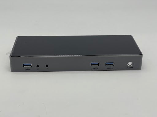 QGeeM USB 3.0 Single 4K/Dual HDMI DisplayPort 4K Docking Station QG-D6901 Like New