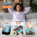 SWIFFER DUSTERS STARTER KIT, KIT INCLUDES 1 HANDLE AND 5 DUSTERS - LIGHT BLUE - Brand New