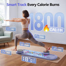 UPGO PORTABLE PILATES REFORMER MACHINE FOR HOME WORKOUT - PURPLE - Like New