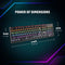 HP GK100 MECHANICAL GAMING KEYBOARD - BLACK - Like New