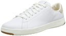 W02897 COLE HAAN WOMEN GRANDPRO TENNIS LEATHER OXFORD, WHITE, SIZE 10 - Like New
