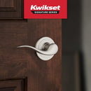 KWIKSET TUSTIN INTERIOR PASSAGE DOOR HANDLE, 97200-706, NICKEL - Like New