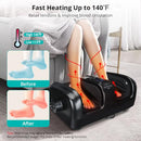 BINECER FOOT MASSAGER WITH HEAT, UPGRADE FOOT MASSAGER FOR CIRCULATION - BLACK - Like New