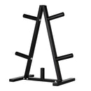 AMAZON BASICS WEIGHT PLATE TREE RACK 300 LBS - BLACK - Like New