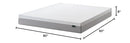 Zinus 8 Inch Green Tea Essential Memory Foam Mattress, Queen - Like New