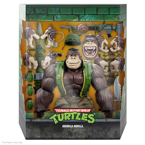 Teenage Mutant Ninja Turtles Guerrilla Gorilla 8" TMNT Action Figure - SUP82045 - Brand New