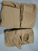 KATHY IRELAND HOME BAMBOO COOLING 6 PIECE SHEET SET,DEEP POCKETS, QUEEN - TAN - Like New