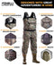 Foxelli Chest Waders, Waterproof 4mm Neoprene Hunting & Fishing Waders - Like New