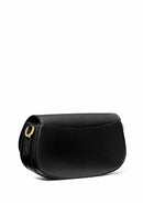 MICHAEL KORS MILA SMALL EAST/WEST CHAIN SLING MESSENGER BLACK ONE SIZE - BLACK - Like New