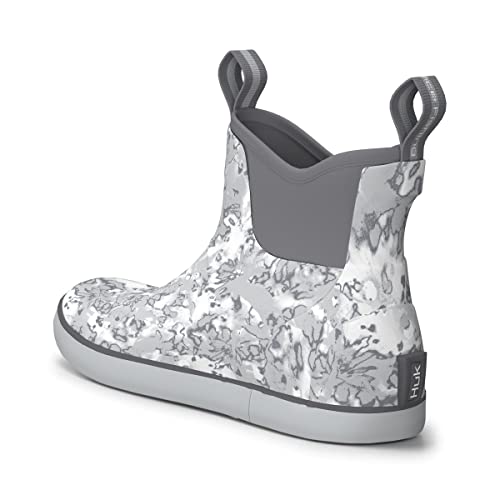 HUK Women's Rogue Wave Shoe, Fishing Deck Boot Rain Porcelain Blue Size 6 - Like New