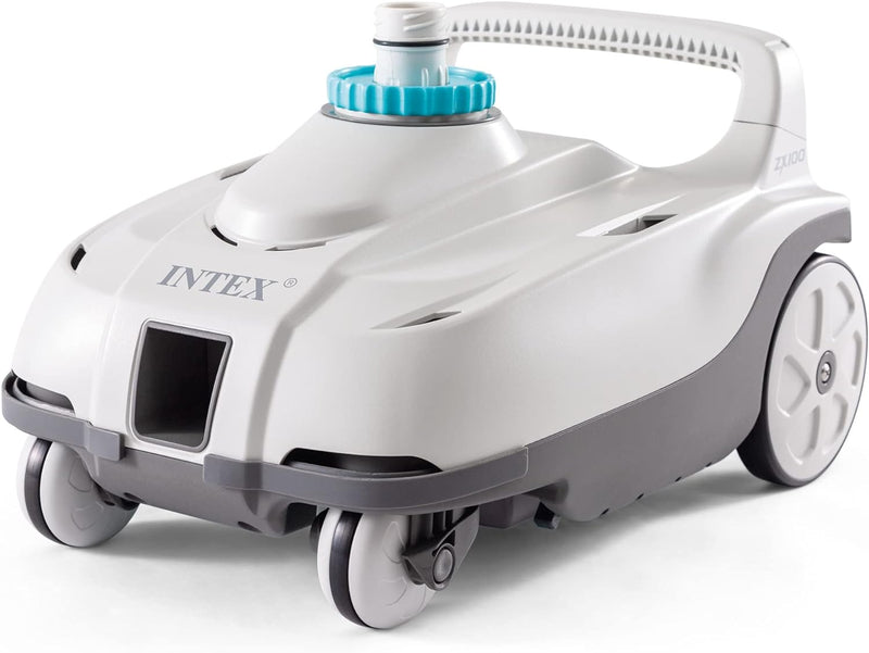 Intex ZX100 Automatic Pressure Side Swimming Pool Cleaner w/ Hose 28006E - White - Like New