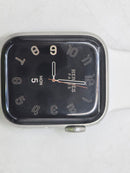 APPLE WATCH SERIES 4 GPS CELLULAR HERMES, 40MM STAINLESS STEEL WHITE SPORT BAND - Like New
