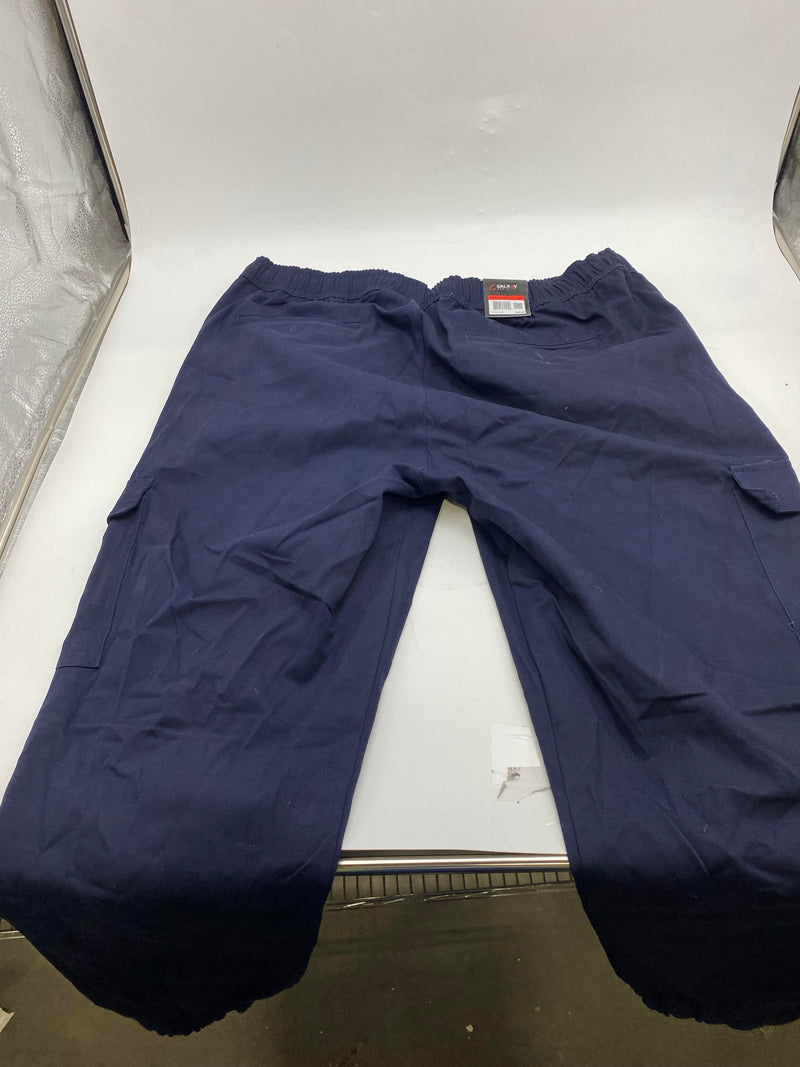 GALAXY BY HARVIC CARGO TWILL JOGGER 450 - SIZE: MEN 2XL - NAVY - Like New