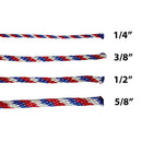 SGT KNOTS Multilament Polypropylene Rope 3/8 inch Solid Braid 100ft - Orange - Brand New