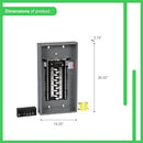 Square D Homeline 100 Amp Indoor Main Breaker Box HOM2448M100PCVP - Brand New