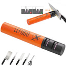 LEFUGO ELECTRIC KNIFE SHARPENER, 3 SPEED MAX 7000RPM KITCHEN KNIVES, ORANGE - Like New