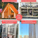 RFDMXC 10ftx10ft Thicken Transparent Tarp Garden Rainproof Clear Poly Tarp - Brand New