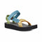 Teva Women's Midform Universal Sandal Metallic Blue Multi Size 10 - Like New