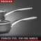 Calphalon Premier Hard-Anodized Nonstick 8-Piece Cookware Set Black 2029617 Like New