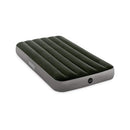 Intex 64763E DuraBeam Downy Air Mattress: Fiber-Tech, Queen, Pump, 10" - Grey - Like New