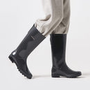 planone Cute Tall Rain Boots for Women Waterproof Non-Slip Garden Size 7 - Like New