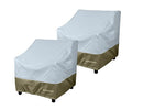 MONSOON PATIO CHAIR COVER WATERPROOF FURNITURE CHAIR COVER 36" - 2Pk - Green - Brand New