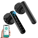OFFTV FINGERPRINT DOOR LOCK - SMART DOOR KNOB,BIOMETRIC,KEYLESS ENTRY - BLACK - Like New