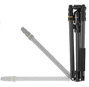 NATIONAL GEOGRAPHIC CARRY BAG 5-SECTION TRAVEL TRIPOD CARBON FIBER - BLACK/GREY - Like New